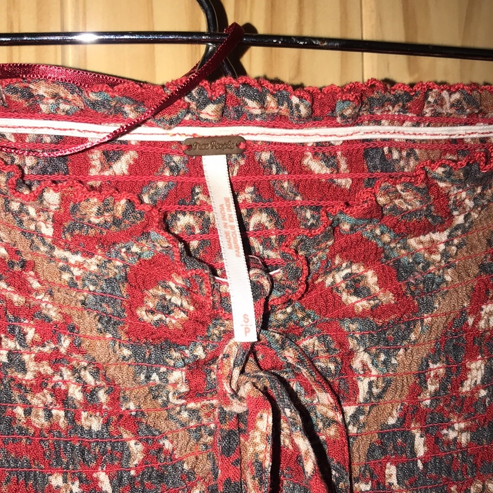 Free people smocked strapless jumpsuit - Picture 4 of 11